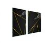 SZKLANA PŁYTA I DESKA DO KROJENIA 100x52 CZARNA
