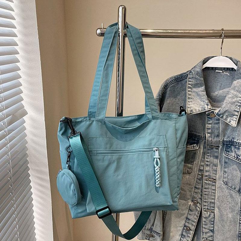 Casual Women's Tote Bag Lightweight Nylon Versatile Shoulder Bag Large Capacity Women Crossbody Bags College Girls Handbag