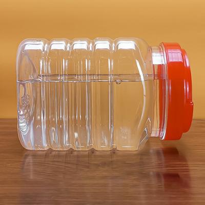 2 st Bönförvaringsburk Honungsdispenser Flytande Mat Plast Syltburk Risbehållare