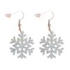 Christmas Tree Ginger Man Dangle Earrings for Women Girls Holiday Drop Earring Christmas Hat Crutch Earring Jewelry Gift