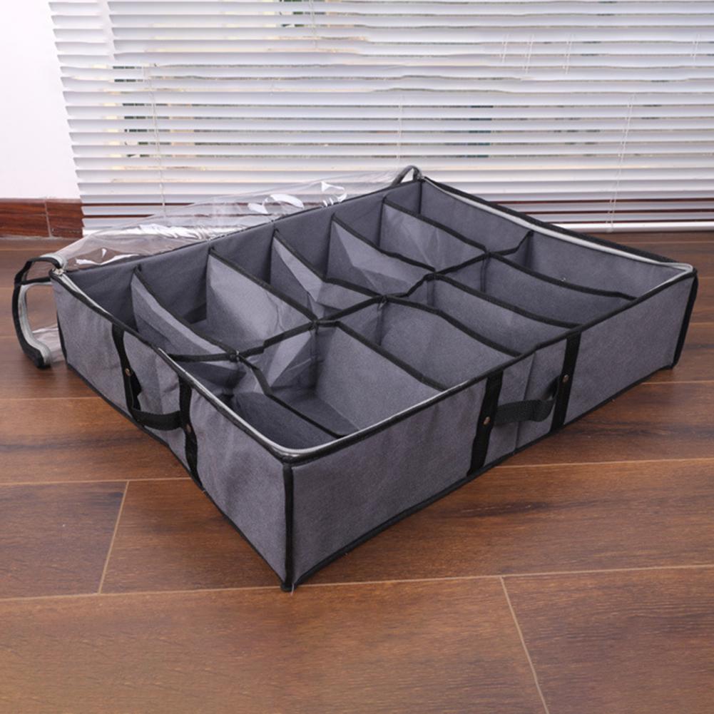 Staubdichter Reißverschluss Glatt Klassifizierte Weiche Trennwand Schuhaufbewahrung Organizer Unterbett Schuhaufbewahrung Umweltfreundlich