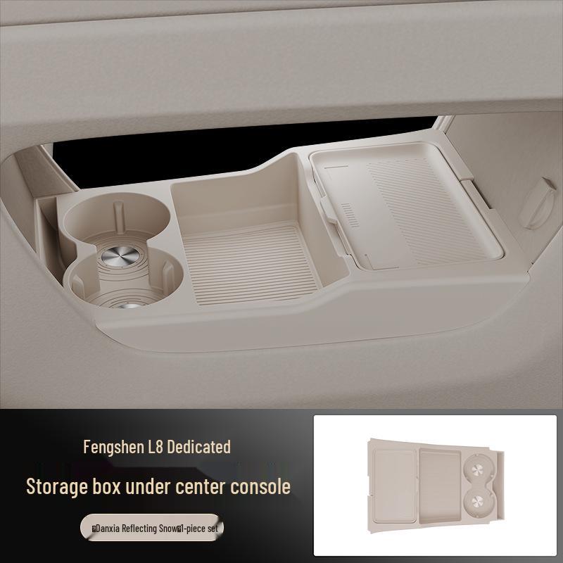 Compatible with 25 Fengshen L8 models: Central Control Storage Box for Car Interior & Accessories.