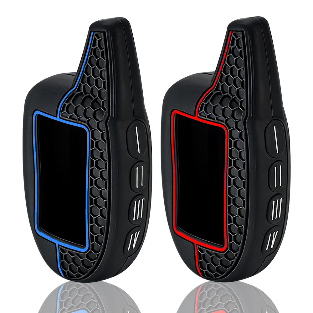 New Fashion M7/M8/M9 Silicone Key Case For Scher-Khan Magicar 7/8/9/10/11/12 101 Lcd Two Way Car Alarm System Lcd Key Cover
