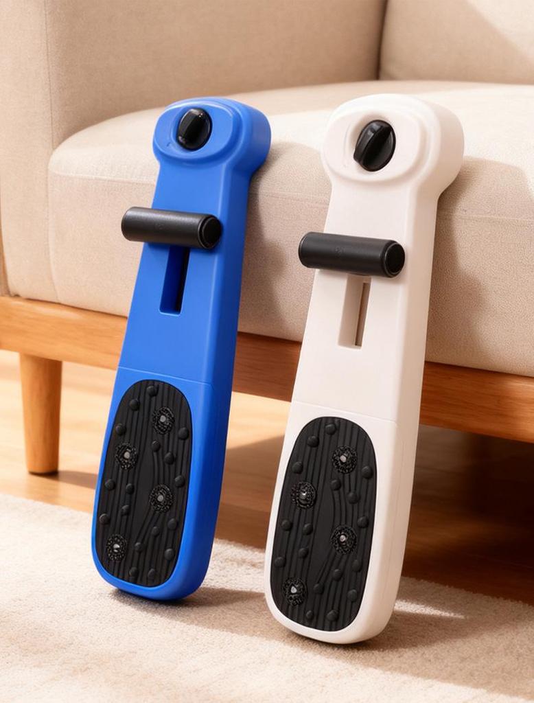 Multi-Functional Leg Trainer & Massager for Slimming, Foot Alignment & Resistance Adjustment