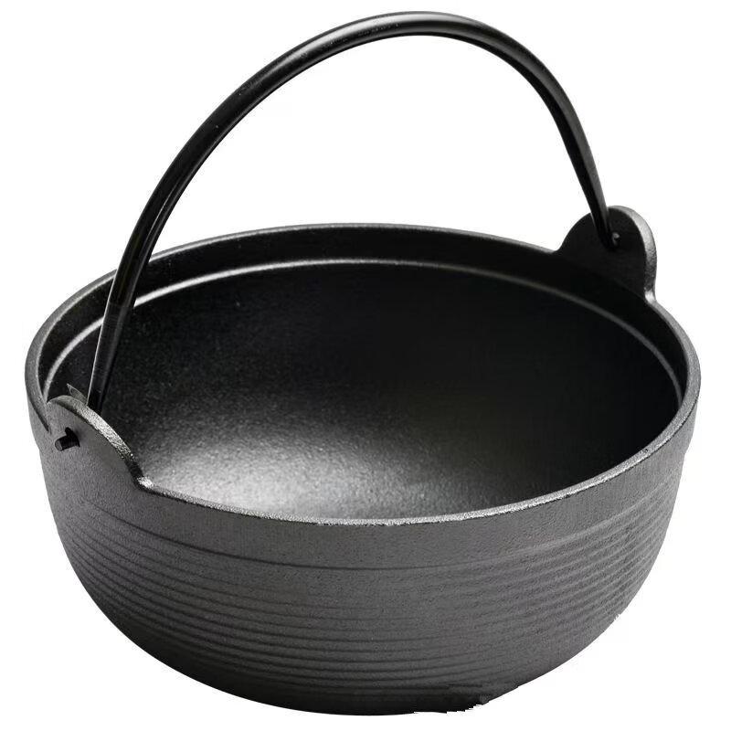 ZISIZ Thickened Cast Iron Multipurpose Cooking Pot