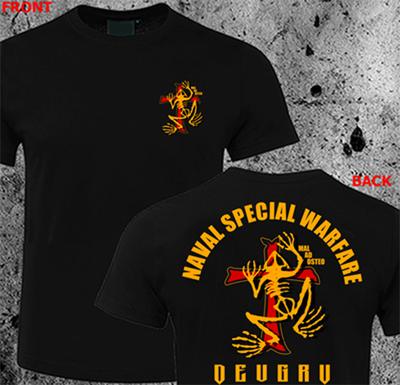 Sello del Equipo 6 DEVGRU Escuadrón Dorado Rana de Hueso Camiseta 100% Algodón Cuello Redondo Manga Corta Verano Casual Camiseta para Hombre Streetwear - ...