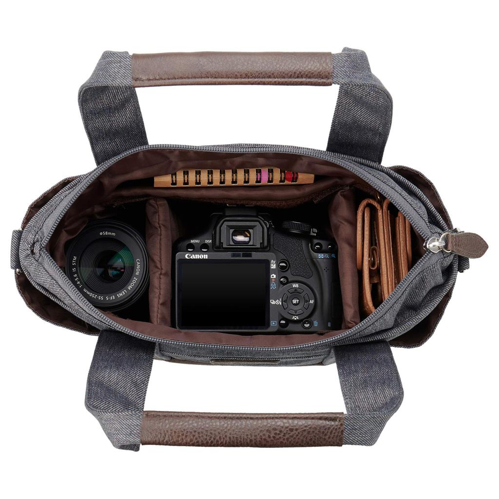 Hakuba Chululu Camera Tote Bag SCH-CTTCG Charcoal