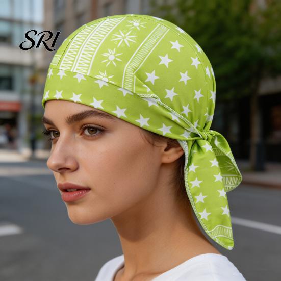 Kühlendes Bandana Hut Turban Paisley Muster Elastische Passform Verstellbare Riemen Bequemes Outdoor Kopftuch Atmungsaktives Schweißableitendes Material Radfahren