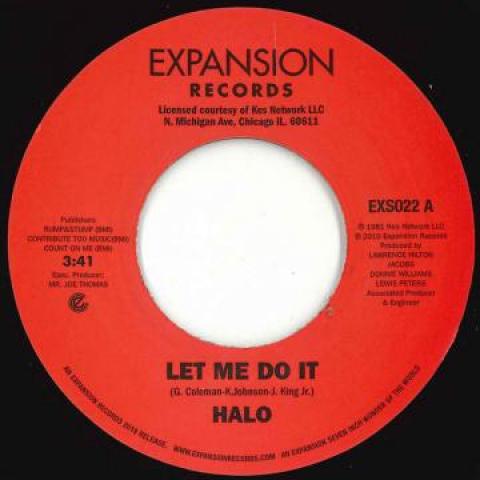 

7inch Record HALO - Let Me Do It / Life EXS022 Expansion 1981 UK Soul/Funk