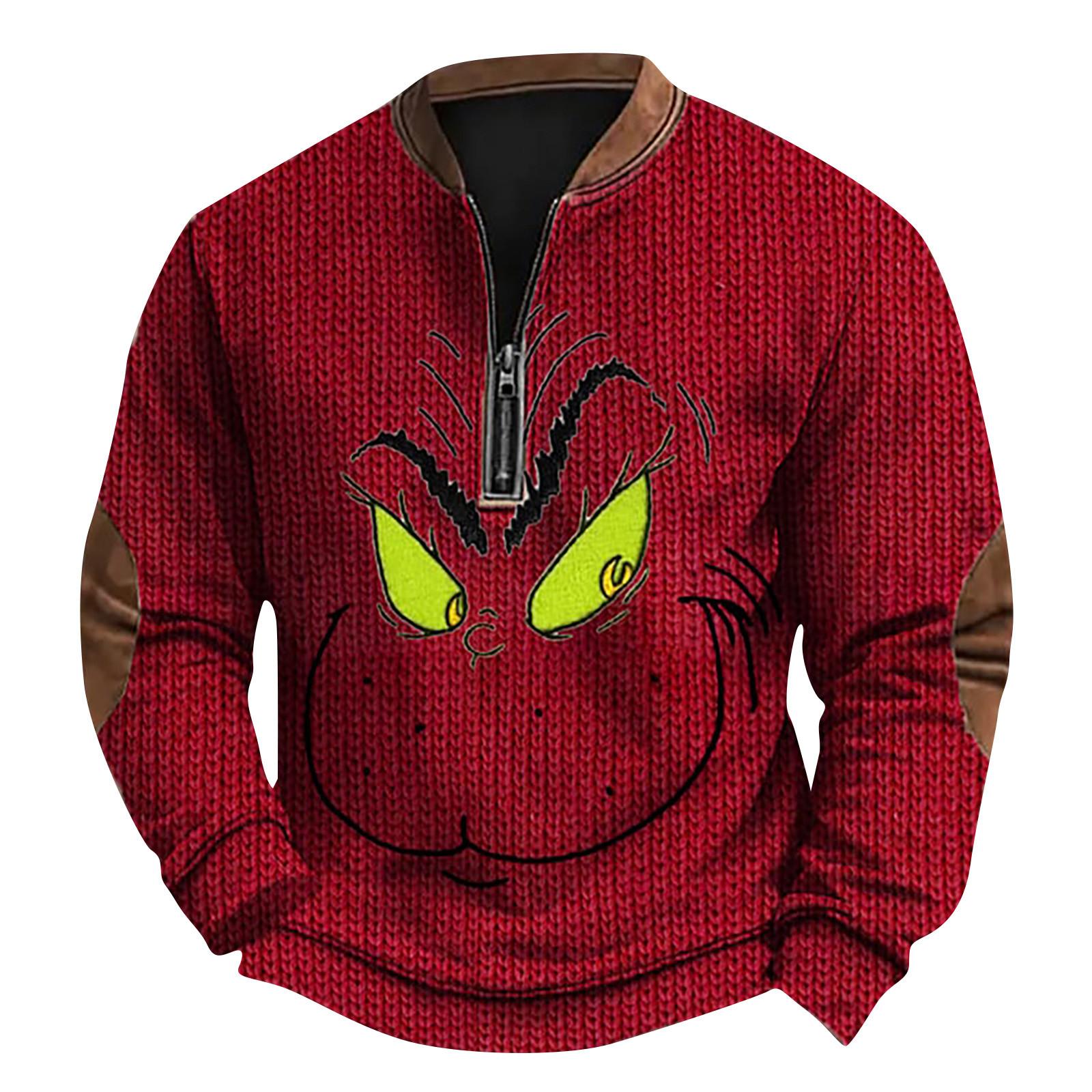 

Мужская спортивная толстовка с длинным рукавом на молнии для активного отдыха XXL красный