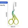 Creative Gold Crane Retro Titanium Thread Scissors for Cross Stitch and Tea Art