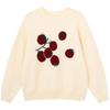 2025 Gentle Tomato New Jacquard Crew Neck Knitted Sweater Autumn and Winter Casual Loose Soft Waxy Top Tide