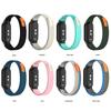 Nylon Breathable Strap for Xiaomi Mi Band 8 Wristband Bracelet Metal Head Particles Summer Replacement Belt