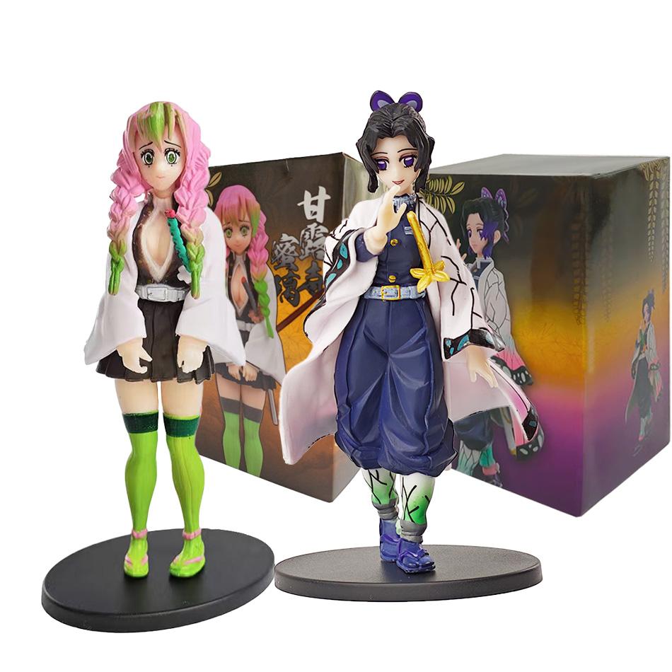 Anime Demon Slayer Figurka Kamado Tanjirou Nezuko Figurki Akcji Model Zabawki Figurka Zenitsu Inosuke Kimetsu No Yaiba Figura