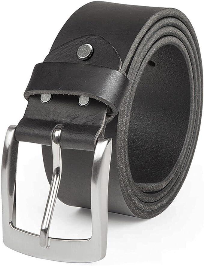 Mens Belt Real Leather NEEDIVYOU 4cm Wide MADE IN GERMANY Original