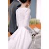 French Lace Wedding Dress 1011 New Bridal Atmospheric Simple Long Sleeve Summer Going Out Welcome Dress Small Trailing Wedding Dress