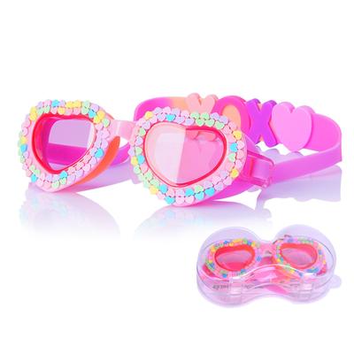 CSILOVEE Swimming UV Adjustable Wide Field of For Ages Elementary School Boys and Case Included Goggles, Protection, Fog-Resistant, Leak-Resistant,