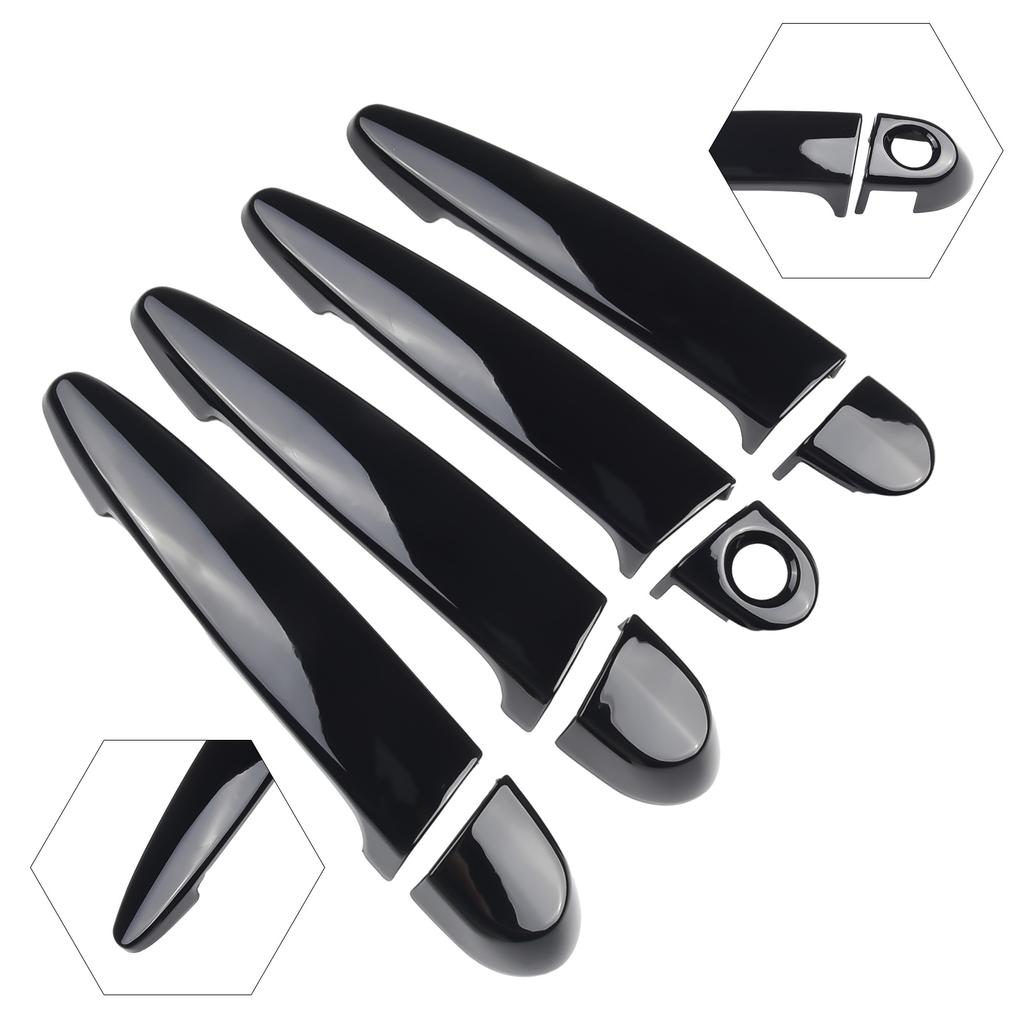 4Pcs Door Handle Cover Trim For BMW E87 E90 E91 E92 E93 F30 X2 X3 X4 X6 Car Exterior Door Grip ABS Cap Decor