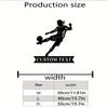 Customizable Soccer Player Wrought Iron Wall Art Modern Home Decor Sports Gift