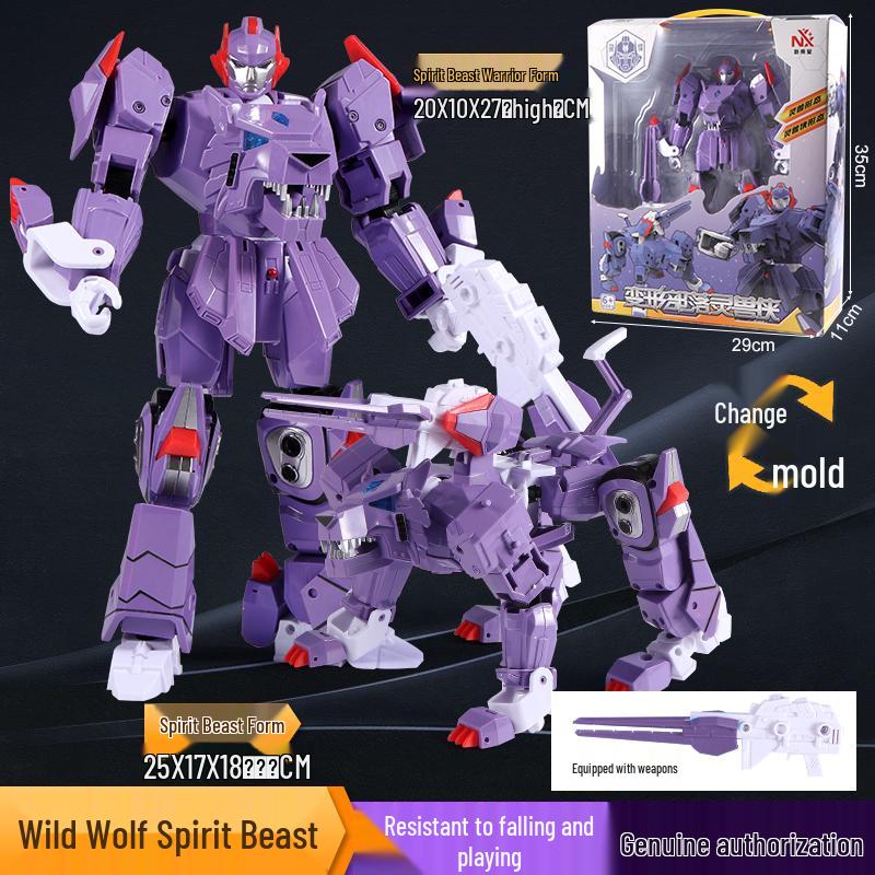 Kirin King Transforming Mecha Car: Large-Scale Educational Robot Toy for Kids