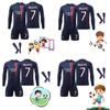 High-quality Paris Home Soccer Kit Long Sleeve Pants Socks Suitable For Children And Adults