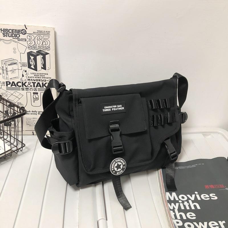 Canvas Crossbody Bags for Women Nylon Men Postman Student Shoulder Messenger Bag Large Satchel Fashion Bookbag Big Handbags