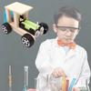 Science Educational Diy Wind-powered Car Wooden Model Kit For Elementary School Hands-on Learning