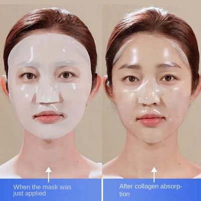 Maschera per la pelle al collagene al latte Collagene Anti-età Anti-rughe Leggera Grana fine Idratante e rilassante
