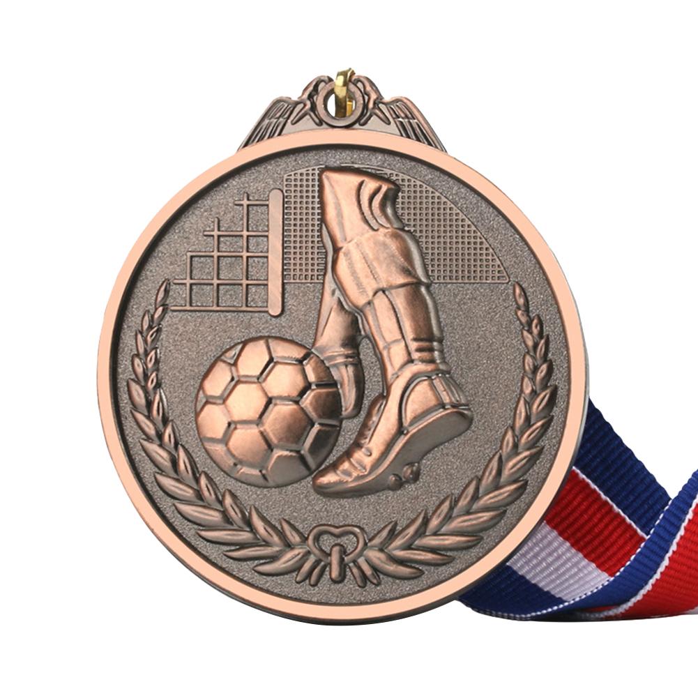 Gold Silver Bronze Medals School Sports Football Volleyball Competition Games Prize Trophy Commemorative Medal soccer trophies