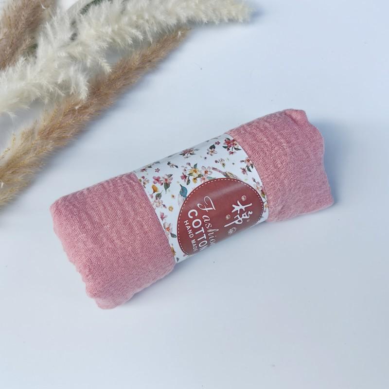 Silk Tassel Headscarf: Cross-border Crinkled Rayon Cotton Linen Scarf