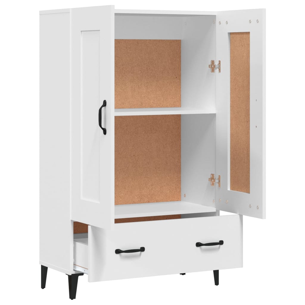 Highboard White 70 x 31 x 115 cm Particleboard