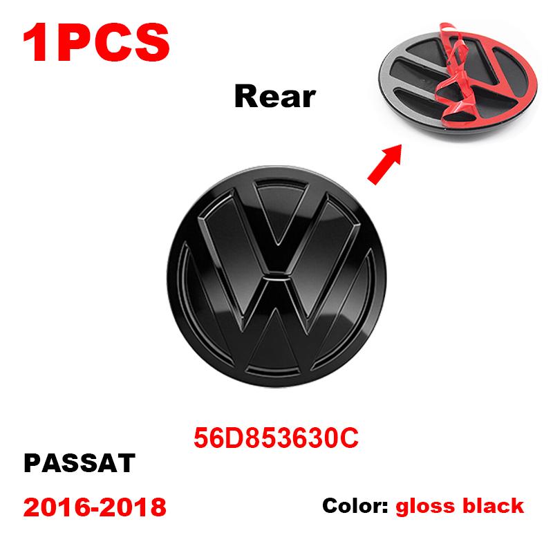 T28For Volkswagen VW Passat B8 2016 2017 2018 Logo Car Badge Hood Front Grille Rear Trunk Emblem Decoration Replacement Accessories