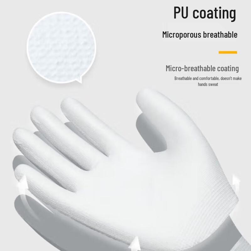 Luqian Wear-Resistant Nitrile Work Gloves