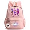 Anime K-Pop Printed Waterproof Backpack Student Teenager Bookbag for Boy Girl Bookbag Schoolbag Women Large Capacity Travel Bag Kid Gift Mochila
