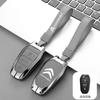 Zinc Alloy Leather Car Key Case Cover For Citroen C1 C2 C3 C4 C5 C6 C4L Berlingo Picasso Jumpy Nemo VTS Xsara Aircross Sega C5X MZ7