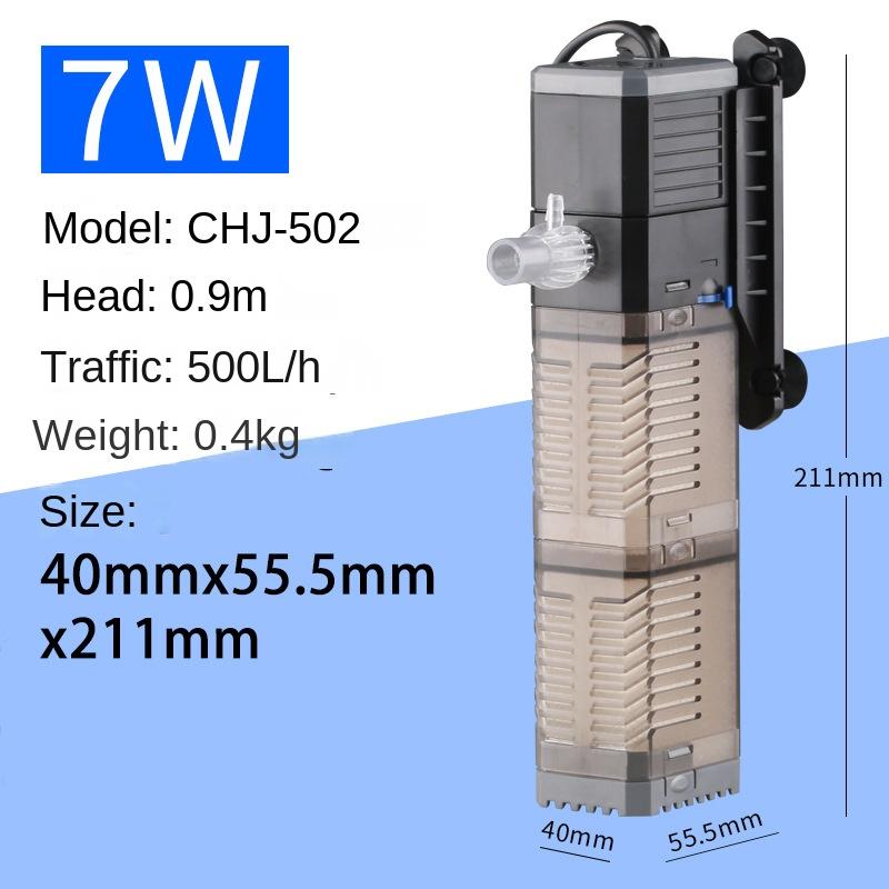 SUNSUN 3 In 1 Filter for Aquarium Fish Tank Filter Mini Fish Tank Filter Aquarium Oxygen Submersible Water Purifier