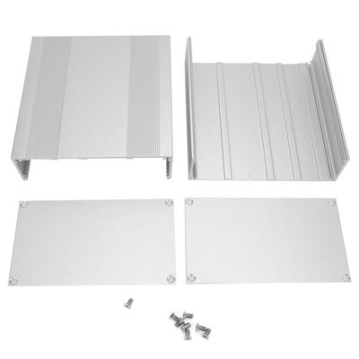 Hliníková skriňa Strieborná DIY Projekt elektronického obvodu PCB Prístrojová krabica