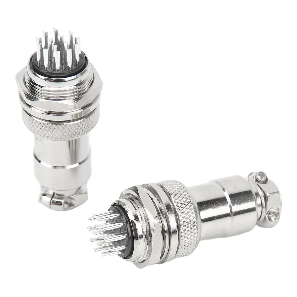 2 Stück Luftfahrtstecker Buchse Verbinder 14 Pin Stecker Buchse Luftfahrtstecker Buchse für Mechanisch