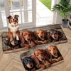 Dachshund Dog Kitchen Mat Decor Anti-slip Corridor Balcony Laundry Room Rugs Bathroom Anti-slip Foot Mat Bedroom Floor Mat Decor