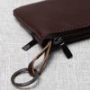 Portable Zipper Small Wallet Leather Key Case Simple Mini Coin Purse  Short Handbag