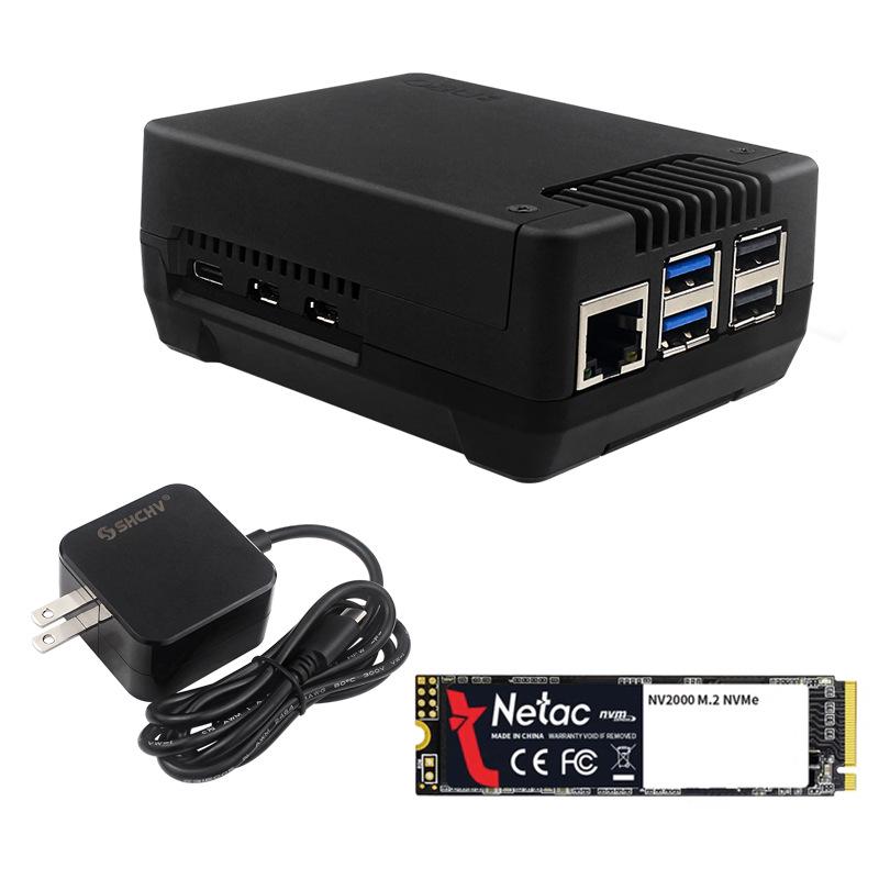 Aluminiowa obudowa Argon NEO do Raspberry Pi 5 z rozszerzeniem PCIe M.2 NVMe SSD
