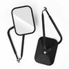 2pcs Side Mirrors Square Doorless Rear View Mirrors for Jeep Wrangler 1996-2019