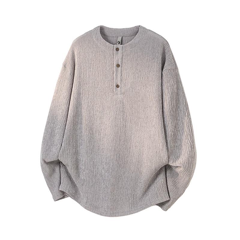Wassup Sohot Vintage Henley Long-Sleeve T-Shirt