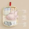 Portable Travel Bra Organizer Cartoon Lightweight Underwear Storage Bag Divided Grids Durable Lingerie Organizer Pouch