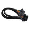 Converted Cable 16Pin OBD2 Male To Dual Female Y-Cable Car Diagnostic Auto Tool Connector