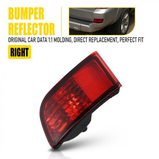 Rear Passenger Reflector Bumper Fit Toyota 03-05 4Runner 8158060111 TO1185101