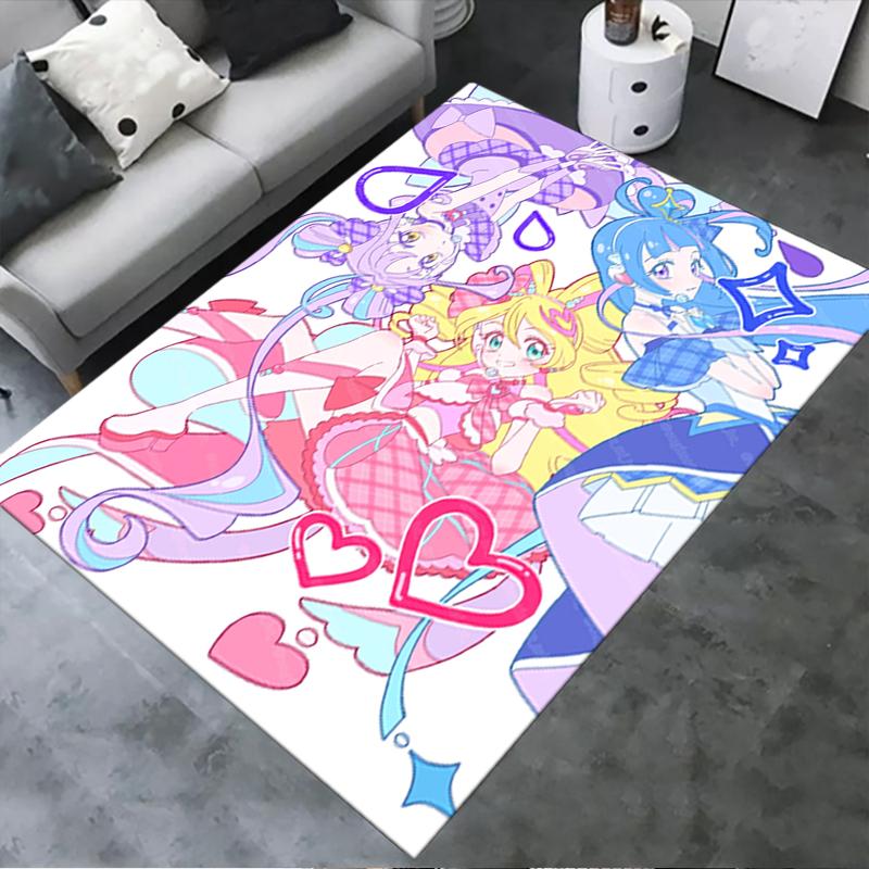2025 New Pretty Cure Carpet Rug for Living Room Bedroom Home Sofa Decoration,Kids play Non-slip Floor Mat121