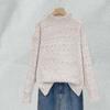 Sweater for Women Autumn Winter Thickened Warm Knitted Stretchy Long Sleeve Tops