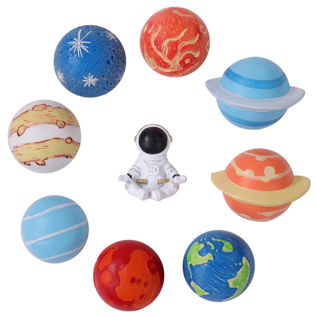 Rubonarie Space Set of Strong Magnets for Refrigerators and Whiteboards Magnets, Design, 9, (Colorful)