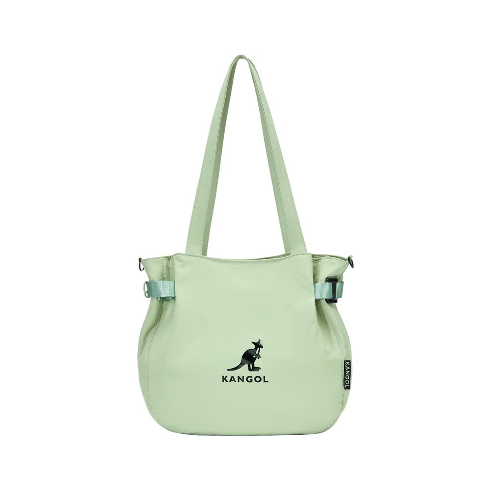 New KANGOL Nylon Large Capacity Shoulder Bag Crossbody Bag Unisex Glacier Blue/Black/Peach Pink/Mint Green/Khaki KGC1510